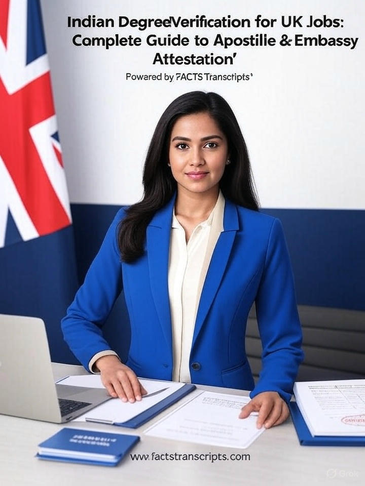 Indian Degree Verification for UK Jobs: Complete Guide to Apostille & Embassy Attestation
